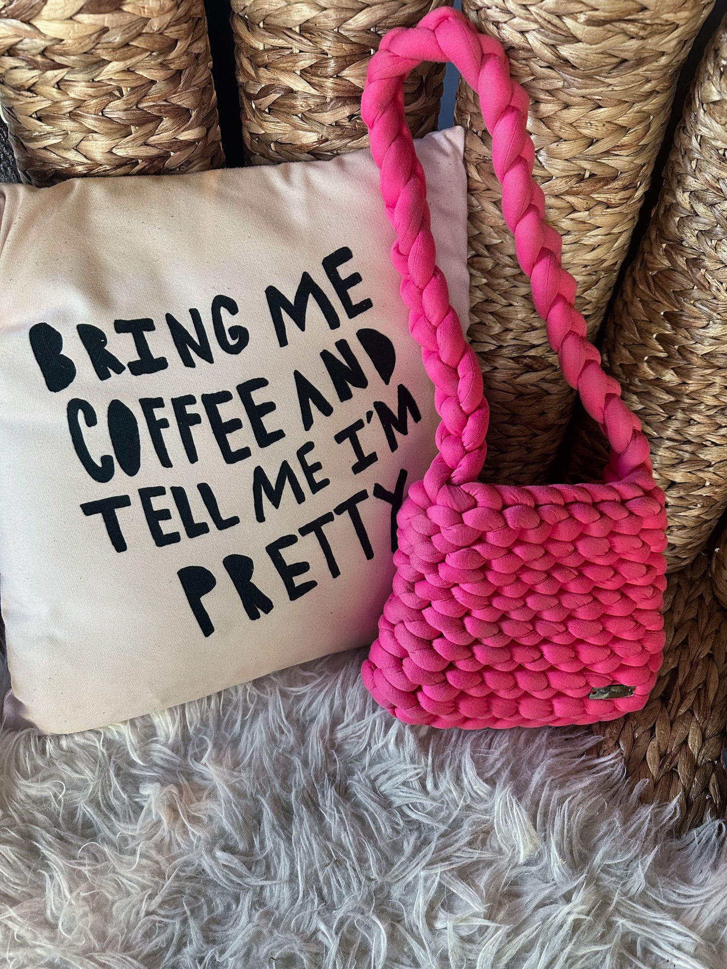 Hot pink Tote