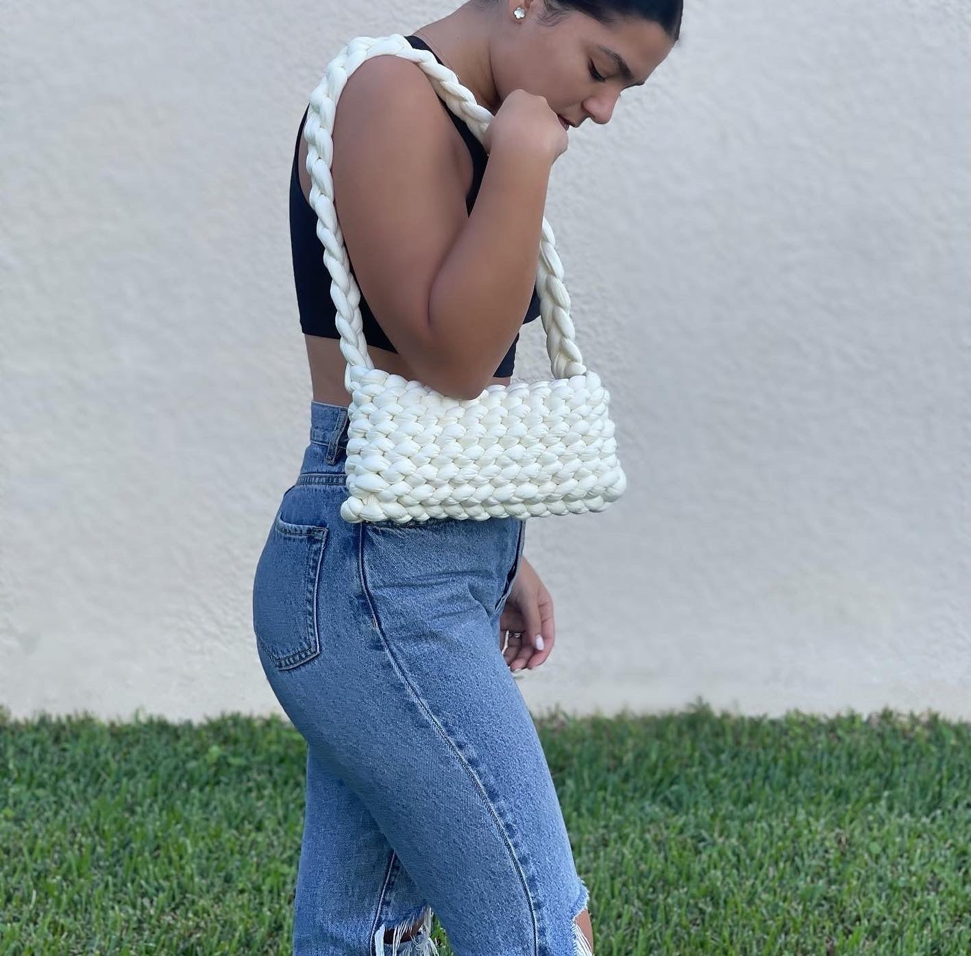 The Brooklyn bag in Cream